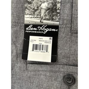 NEW Ben Hogan 46x30 Performance Pants Mens Gray UPF30 Moisture Wicking Golf NWT